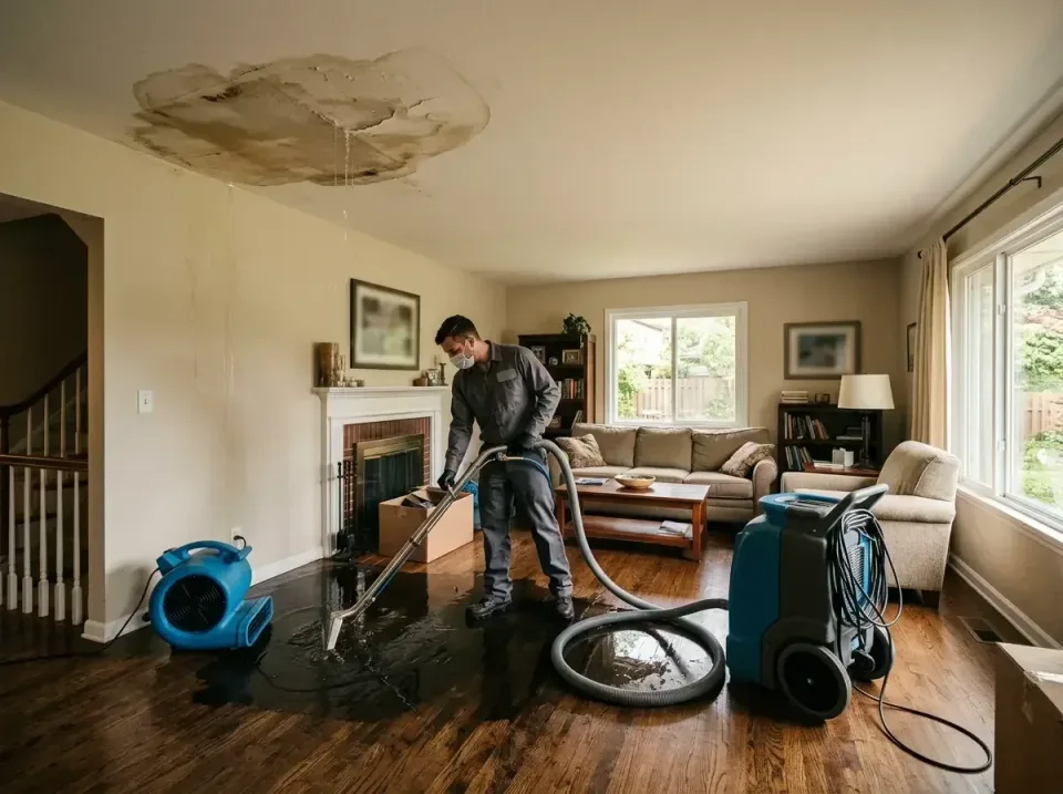 attic-pipe-burst-ceiling-drip-008 — frequently asked questions, Water Damage Restoration & Carpet Care in Monmouth Junction,…